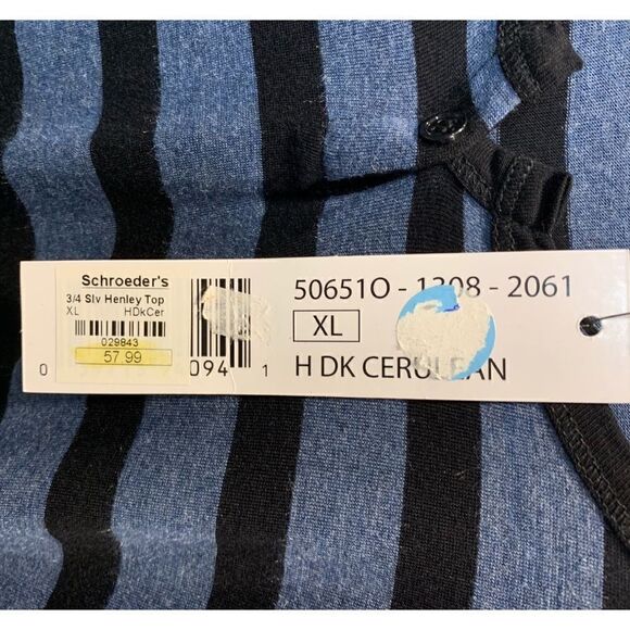 NWT Tribal jeans viscose striped top - Picture 8 of 13